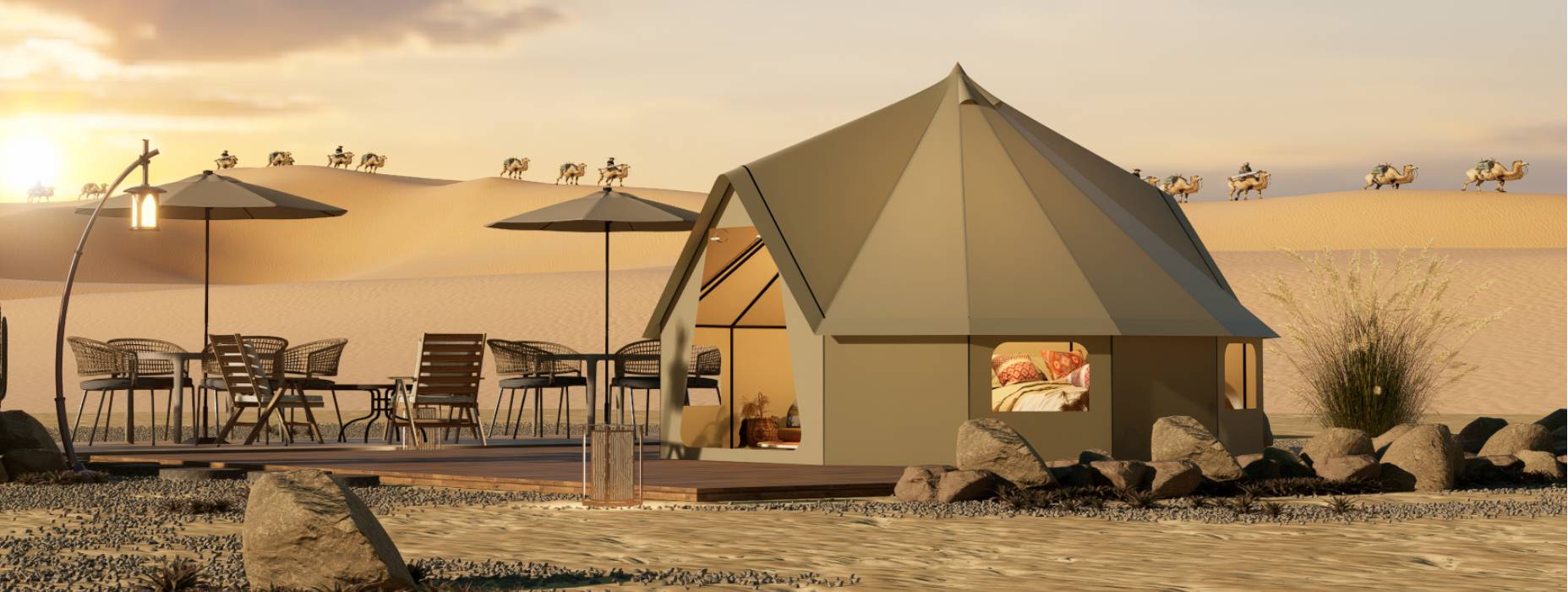 定边县露营酒店帐篷产品